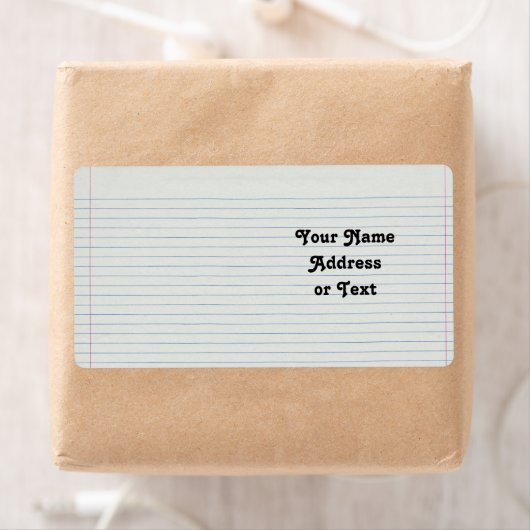 裏地の学校紙背景 ラベル (インサイチュ)