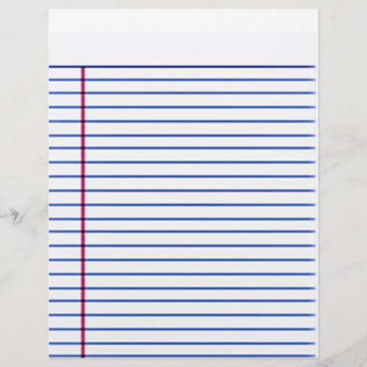 裏地の紙レターヘッド (正面)