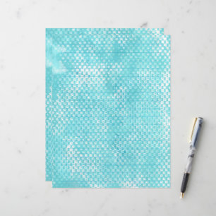 裏地テクスチャルックティール（緑がかった色）ターコイズスクラップブック紙