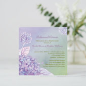 裏庭あじさい結婚のリハーサルディナー 招待状 (スタンド正面)