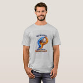 裏庭から試合の日までいつもそこにいるパパ Tシャツ (正面フル)