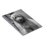 裏庭での子犬 ノートブック (右側)