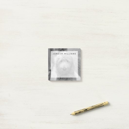 裏庭での子犬 ポストイット (デスク上)