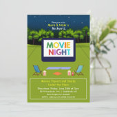 裏庭での映画鑑賞会招待状 招待状 (スタンド正面)