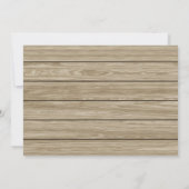 裏庭で眠るバースデーパーティーの招待 招待状 (裏面)