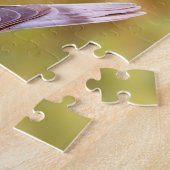 裏庭にあるしっぽの美しいハト ジグソーパズル (側面)