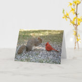 裏庭のうわさ話 カード (黄色い花)