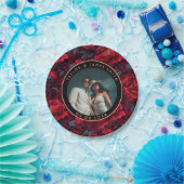 裏庭のウェディングパーティーのためのシックな牡丹プレート ペーパープレート (パーティー)