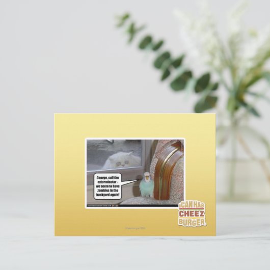 裏庭のゾンビ ポストカード (スタンド正面)