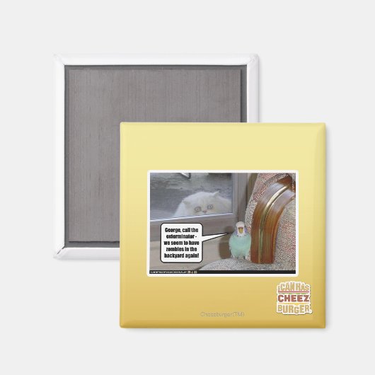 裏庭のゾンビ マグネット (正面/裏面)