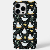 裏庭のニワトリママ ダークボタニカル iPhone Case-Mate iPhoneケース (裏面)