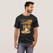 裏庭のニワトリ農家が皮肉を言う Tシャツ (正面フル)