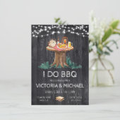 裏庭のバーベキュー魔法の夜 イルミネーション 招待状 (スタンド正面)