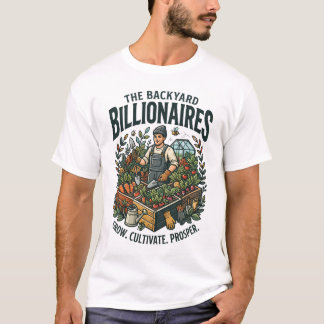 裏庭の億万長者 ガーデンアート Tシャツ