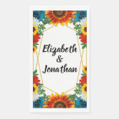 裏庭の夏の花の幾何学模様 (正面)