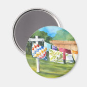 裏庭の手洗い線シール マグネット (正面/裏面)