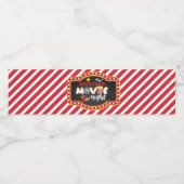 裏庭の映画のナイトウォーターボトルラベル ペットボトルラベル (シングルラベル)