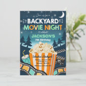 裏庭の映画の夜の誕生日映画の下のザ・スター 招待状 (スタンド正面)