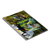 裏庭の滝の自然絵画ズ ノートブック (右側)