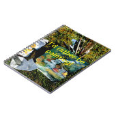 裏庭の滝の自然絵画ズ ノートブック (左側)