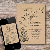 裏庭の焚き火 招待状