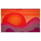 裏庭の砂漠の夕日 ファブリック (ファットクォーター)