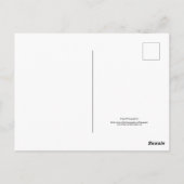 裏庭の花々白と黒68 ポストカード (裏面)