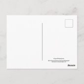 裏庭の花々白と黒68 ポストカード (裏面)