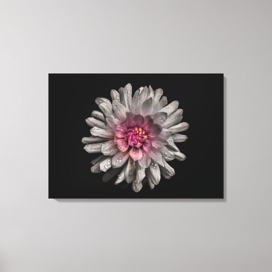 裏庭の花91色版 キャンバスプリント (正面)