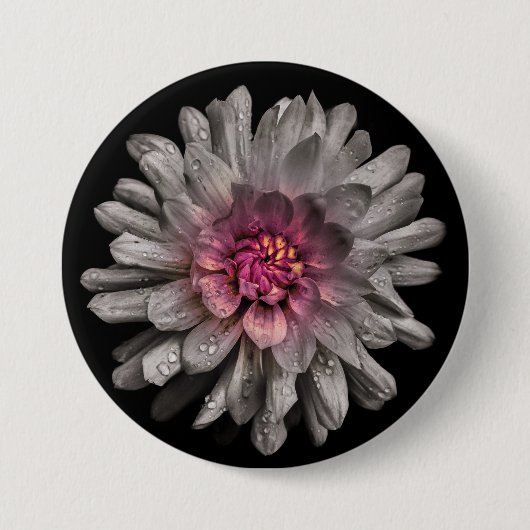 裏庭の花91色版 缶バッジ (正面)