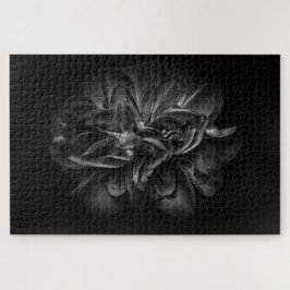 裏庭の花 – 白黒67 ジグソーパズル