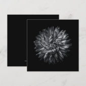 裏庭の花(白黒) 20 (正面/裏面)