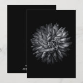 裏庭の花(白黒) 20 (正面/裏面)