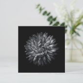 裏庭の花（白黒） 20 サンキューカード (スタンド正面)