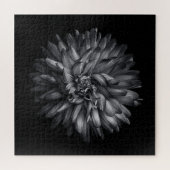 裏庭の花（白黒） 20 ジグソーパズル (横)