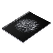 裏庭の花（白黒） 20 ノートブック (左側)