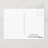 裏庭の花(白黒) 20 ポストカード (裏面)