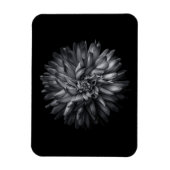 裏庭の花(白黒) 20 マグネット (縦)