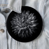 裏庭の花（白黒） 20 缶バッジ (インサイチュ)