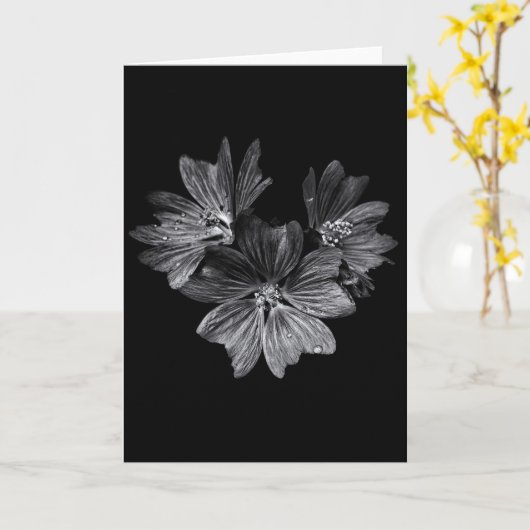 裏庭の花No 11 カード (黄色い花)