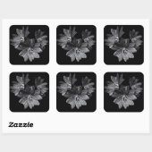 裏庭の花No 11 スクエアシール (シート)