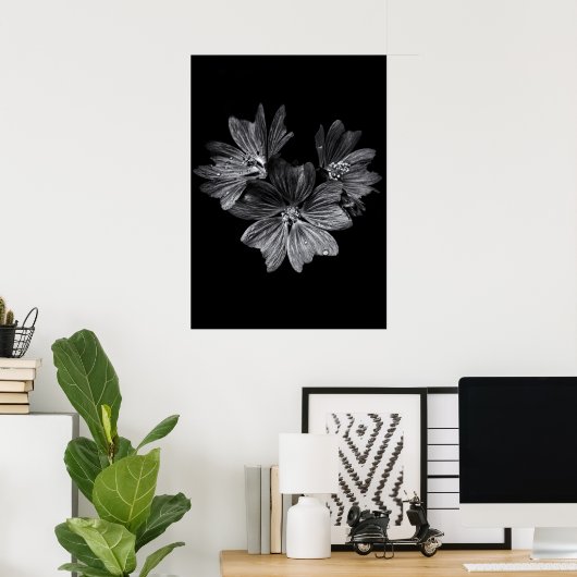 裏庭の花No 11 ポスター (ホームオフィス)