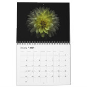 裏庭の花No 129色版 カレンダー (1月 2027)