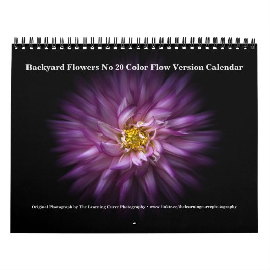裏庭の花No 20カラーフローバージョン カレンダー (カバー)