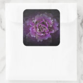 裏庭の花No 42色版 スクエアシール (バッグ)