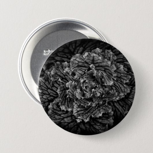 裏庭の花No 42 缶バッジ (正面&裏面)