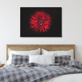 裏庭の花No 45カラーフローバージョン キャンバスプリント (インサイチュ (寝室))