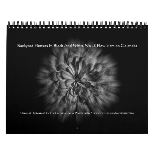 裏庭の花No 48フロー カレンダー (カバー)