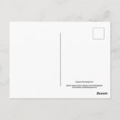 裏庭の花No 74色版 ポストカード (裏面)