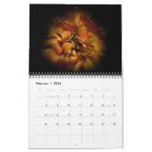 裏庭の花No 80カラーフローバージョン カレンダー (2月 2026)